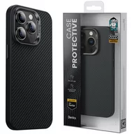 Etui i futerały do telefonów - Benks mocne etui Carbon Kevlar Case 600D magnetyczne MagSafe iPhone 15 Plus - miniaturka - grafika 1