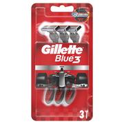 Maszynki do golenia i wkłady - Gillette Blue 3 Jednorazowe maszynki do golenia 3 sztuki - miniaturka - grafika 1