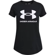 Koszulki dla dziewczynek - Koszulka dziewczęca Under Armour Live Sportstyle Graphic SS - miniaturka - grafika 1