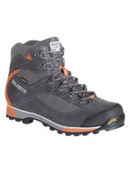 Buty trekkingowe damskie - DOLOMITE Skórzane botki turystyczne "Zernez GTX" w kolorze szarym - miniaturka - grafika 1