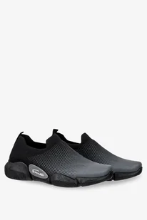 Szare buty sportowe slip on Casu 26-3-22-B - Slip on męskie - miniaturka - grafika 1