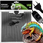 Akcesoria do terrarium - Mata grzewcza do terrarium 28x28cm Heckermann N003 - miniaturka - grafika 1