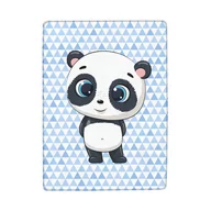 Dywany - Dywan, mata dziecięca Panda niebieski 120 x 160 cm - miniaturka - grafika 1