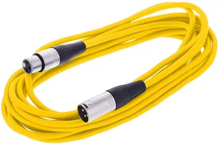 Kabel przewód mikrofonowy XLR XLR 6 m żółty The sssnake - Kable - miniaturka - grafika 1