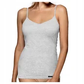 Koszulki i topy damskie - ATLANTIC Podkoszulek Damski SZARY Ramiączka XL - miniaturka - grafika 1