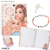 Szkolne artykuły papiernicze - Pamiętnik na kłódkę z bransoletką Top Model 13269a - biżuteria - miniaturka - grafika 1