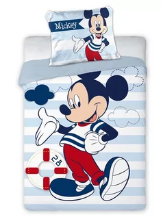 Pościel dla dzieci - Faro Pościel Licencyjna nr 1386 Myszka Mickey 100x135 2 części 1103034 - grafika 1