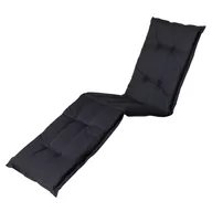Poduszki ogrodowe - NoName poduszka na leżak Basic 195 x 55 cm bawełna/poliester czarna twm_558781 - miniaturka - grafika 1
