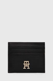 Tommy Hilfiger etui na karty kolor czarny AW0AW16333 - Etui na dokumenty i karty - miniaturka - grafika 1