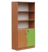 Meble do szkół i przedszkoli - Regał szkolny z szafką Fala 6, szer. 900 mm - miniaturka - grafika 1