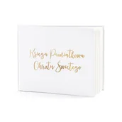 Wesele i ślub - Księga pamiątkowa chrztu świętego, złoty napis - miniaturka - grafika 1