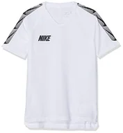 Koszulki i topy damskie - Nike T-shirt dziecięcy B Nk Brt Sqd Top Ss 19 biały/czarny XS - miniaturka - grafika 1