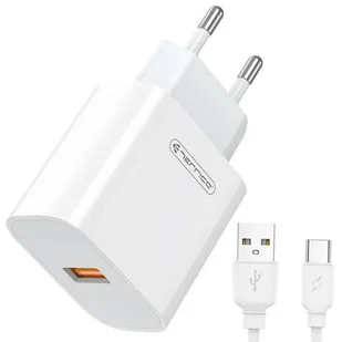 Ładowarka Sieciowa 22,5W 1xUSB QC3.0 Jellico AK165 biała - Ładowarki do telefonów - miniaturka - grafika 1