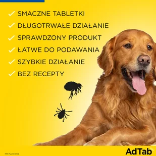 ELANCO 2xAdTab 450mg tabletki na pchły i kleszcze dla psów >11 - 22 kg - Artykuły przeciw pasożytom - miniaturka - grafika 4
