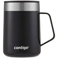 Kubki termiczne - Kubek termiczny z uchwytem Contigo Streeterville 420 ml Black - miniaturka - grafika 1