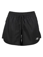 Spodnie sportowe damskie - New Balance Szorty sportowe "Core 5" w kolorze czarnym - miniaturka - grafika 1