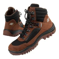 Buty trekkingowe męskie - Buty trekkingowe 4F M OBMH253 81S brązowe - miniaturka - grafika 1