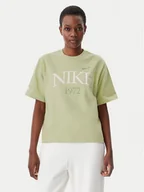 Koszulki i topy damskie - Nike T-Shirt FQ6600 Zielony Loose Fit - miniaturka - grafika 1