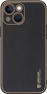 Etui i futerały do telefonów - Dux Ducis Yolo etui iPhone 14 Plus elegancki pokrowiec ze skóry ekologicznej czarny - miniaturka - grafika 1