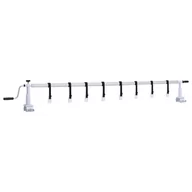 Akcesoria do basenów - vidaXL Zwijacz plandeki basenowej, z plastikową podstawą - miniaturka - grafika 1