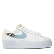Sneakersy damskie - Sneakersy Nike Blazer Low Platform Se DJ6376 100 Biały - miniaturka - grafika 1