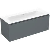 Szafki łazienkowe - Mexen Orio szafka łazienkowa 120 cm z umywalką Vela, 1 szuflada, grafit mat/biała mat - 91A10-12047-1-BF66-W23M01 - miniaturka - grafika 1