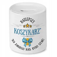 Skarbonki - Skarbonka Dla Koszykarza na Urodziny na Prezent z Nadrukiem ze Zdjęciem - miniaturka - grafika 1