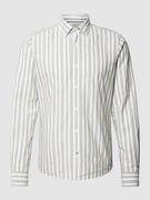Koszule męskie - Koszula casualowa o kroju slim fit z wzorem w paski - miniaturka - grafika 1