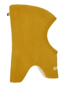 Czapeczki dla niemowląt - loud + proud Wełniana kominiarka w kolorze żółto-beżowym - miniaturka - grafika 1