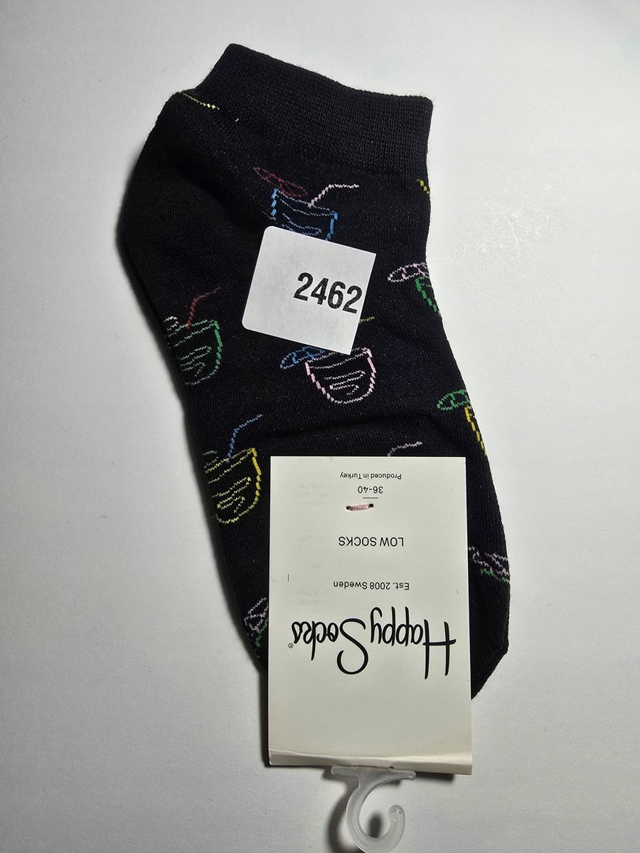 Kolorowe skarpety Happy Socks stopki unisex rozmiar 36-40 (2462)