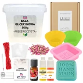 Prace ręczne dla dzieci - Zestaw do robienia mydełek dla dzieci DIY 500 g - miniaturka - grafika 1