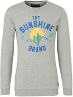 Bluzy męskie - Bluza męska Shiwi Mikina The Sunshine szara z nadrukiem XL - miniaturka - grafika 1