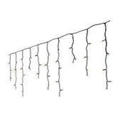 Oświetlenie świąteczne - Lampki zewnętrzne kurtyna 259 LED ciepły biały - miniaturka - grafika 1