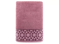 Ręczniki - Ręcznik bawełniany łazienkowy Miss Lucy Namur 70x140 cm purpurowy - miniaturka - grafika 1