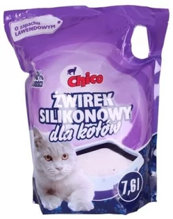 Chico Żwirek silikonowy Chico 7,6l  lawenda - Żwirek dla kotów - miniaturka - grafika 1