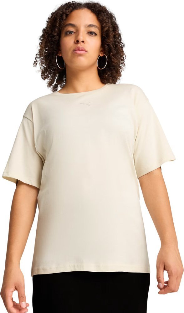 Puma Koszulka damska Puma ESS Relaxed Tee beżowa 684971 87 M