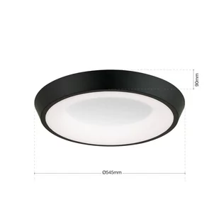 Lampa sufitowa LED Look, czarna/biała - Lampy sufitowe - miniaturka - grafika 3