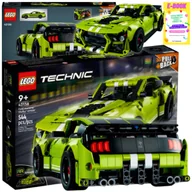 Klocki - Lego Prezent Auto Technic - Ford Mustand Shelby Gt500 Klocki Samochód + Ebook - miniaturka - grafika 1