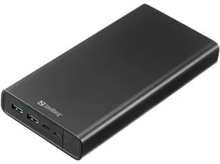 Sandberg Powerbank USB-C PD 100W 38400 Powerbank - Czarny - 420-63 - Powerbanki - miniaturka - grafika 1