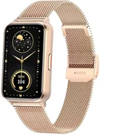 Smartwatch - Zegarek Damski SMARTWATCH RUBICON RNCF48 gold/roegold - miniaturka - grafika 1