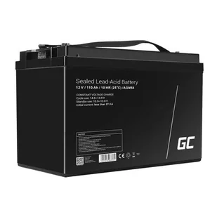 Akumulator do łodzi kampera paneli Agm 12V 110Ah - Baterie do zasilaczy awaryjnych UPS - miniaturka - grafika 1