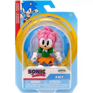 SONIC THE HEDGEHOG JAKKS PACIFIC SEGA ORYGINALNA RUCHOMA FIGURKA AMY - Figurki dla dzieci - miniaturka - grafika 1