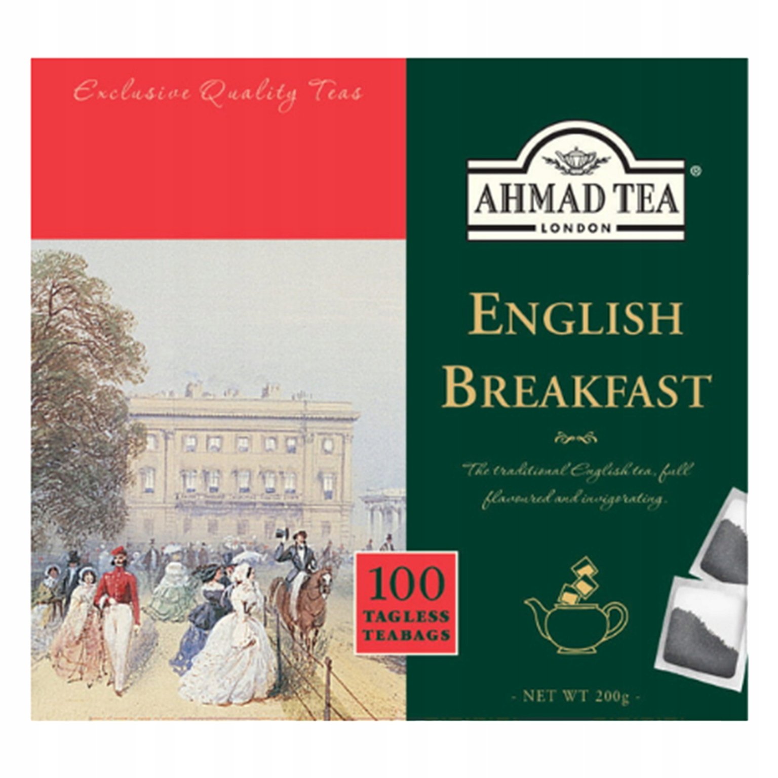 Ahmad Tea herbata czarna English Breakfast 100 torebek Bez Zawieszki