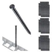 Akcesoria do ogrodzeń - Kotwa mocująca Palmer 25x2cm 300szt czarna - miniaturka - grafika 1