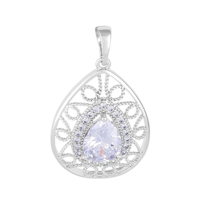 Zawieszka rodowana z cyrkoniami Xuping