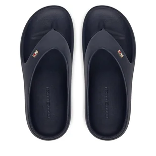 Japonki Tommy Hilfiger Th Comfort Beach Sandal FW0FW08522 Granatowy - Klapki i japonki damskie - miniaturka - grafika 1