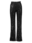 Spodnie damskie - ONLY Spodnie w kolorze czarnym - miniaturka - grafika 1