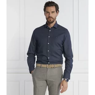 Tommy Hilfiger Koszula DOBBY PRINT | Slim Fit - Koszule męskie - miniaturka - grafika 1
