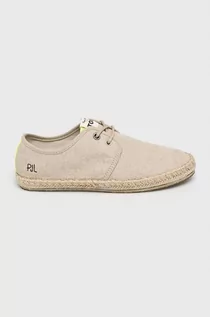 Espadryle damskie - Pepe Jeans Espadryle Tourist Linen - grafika 1