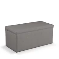 Pufy i podnóżki - Dekoria.pl Dekoria.pl Skrzynia tapicerowana szary 90 × 40 × 40 cm Edinburgh 525-115-81 - miniaturka - grafika 1